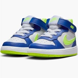 Nike Kids' Court Borough Mid 2 Sneaker